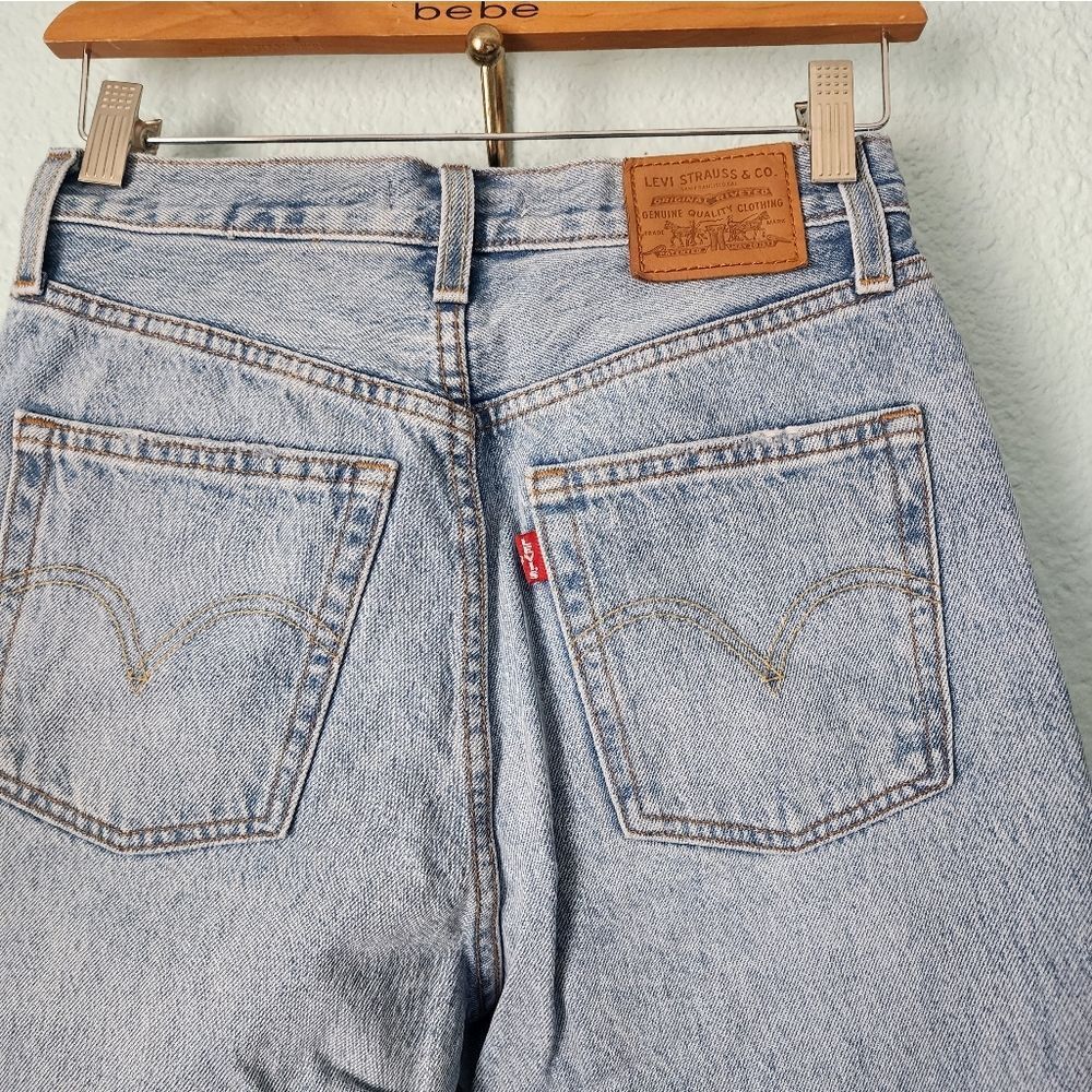 Levi's Light Wash Blue Straight-Leg Jeans - Picture 7 of 14